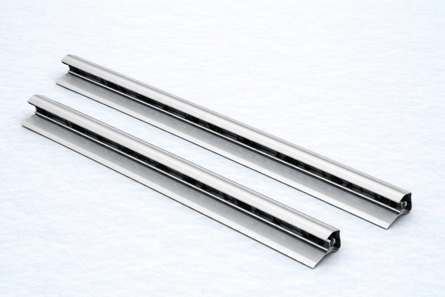 E-Z Clip Receiver- 4' Lengths- Slivertone
